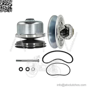 Primary Drive & Secondary Driven Clutch w/Belts Compatible with Yamaha Golf Cart G29 YDRA Drive 2007-2016, YTF Adventure Sports drive 2007-2008, Drive2 DR2A CAM 2017-up, JW8-G6201 JW8-G6202