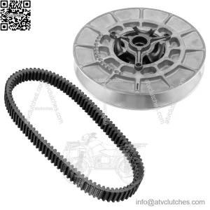 Secondary Clutch & Belt For Polaris RZR TURBO 4 19 TURBO S 20 1323394 3211202