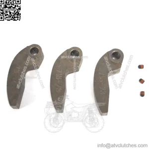 Snowmobile Set of 3 Clutch Weight Cam Arm w/ Set Screw 73g 0746-716