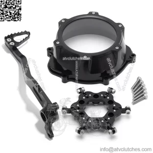 Lock Up Clutch Cover Clutch Kit & Brake Pedal For Honda TRX450ER 2004-2014