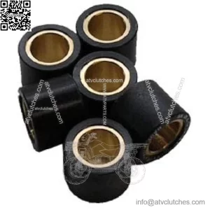 GY6-50 Scooter Clutch Roller Weight Set 16x13 (6.5g) Stock QMB139 49cc