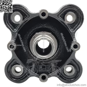 Black Mach Rear Wheel Hub 5142964-067 for Polaris Brutus HD Crew Ranger 2013-19