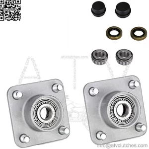 Golf Cart 4-Bolt Front Wheel Hub Assembly for EZGO TXT/Medalist 2001-up Gas & Electric, OEM# 70895-G01 2 Pack