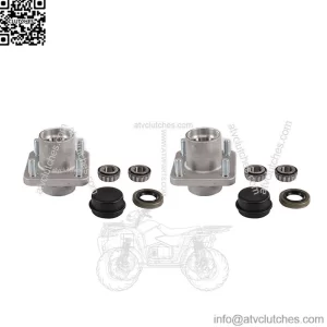 2 Club Car DS Golf Cart Front Wheel Hub Kit Bearings Seals For 1982-2002 Models