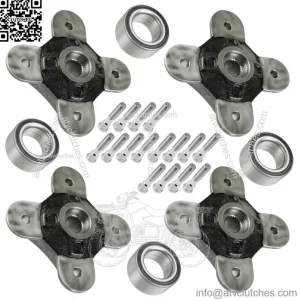 Front Rear Wheel Hub for Polaris RZR XP 1000 / RZR XP 4 1000 2018-21 w/ Bearing (For: Polaris)