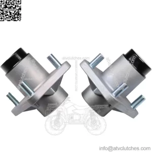 2X Front Wheel Hub Kit Bearings For Club Car DS Golf Cart Models 1982-2002 NEW