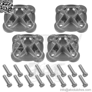 4x Rear L/R Wheel Hub w/ Hardware for Polaris Sportsman 570 2008 NEW