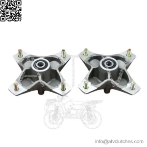 2 x NEW front hubs + studs seals bearings Yamaha Raptor 700 660 YFZ450 YFZ450r