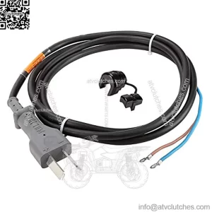 Golf Cart 36 Volt 2 Prong DC Charger Cord with Plug for EZGO, Club Car, Yamaha, OEM# 14835-G1 1016433-01 1013076