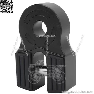 Aluminum shackle mount flat connector for trailer truck ATV UTV winch wire winch hook