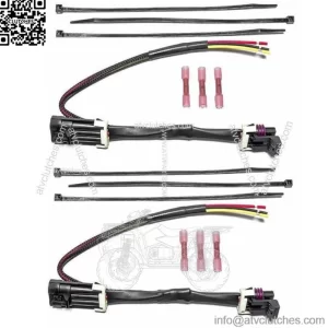 TWO-Tail Light Whip Power Harness Adapter: 2012-UP CAN AM MAVERICK X3 MAX X-DS