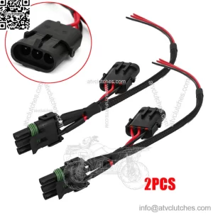 For 17-19 Can-Am Maverick X3 Tail Light Wire Harness Auxiliary Power Plug Cable