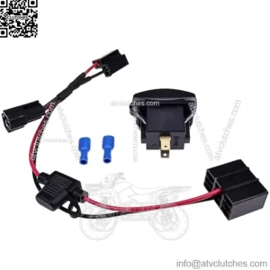 USB Charger Kit with Plug & Play Wire Harness AM117324 AM131969 AM116712 TCA22740 Compatible with John Deere Gator TX TH CS CX TS, TX Military TH 6x4 CS CX TS, UTV XUV 4x4 4x2