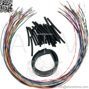 Namz Universal Handlebar Bar Switch Wiring Wire Extension Kit 24" Harley 96-06 (For: Harley-Davidson)