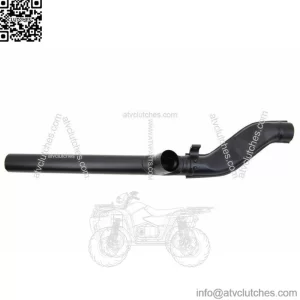 Black Flat Header Y Connector Exhaust Pipe Generator 1965-69 Harley Shovelhead (For: Harley-Davidson)
