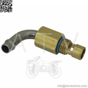 Super E/G Carburetor Carb Fuel Supply Line 90 Fitting Inlet Swivel Harley (For: Harley-Davidson)
