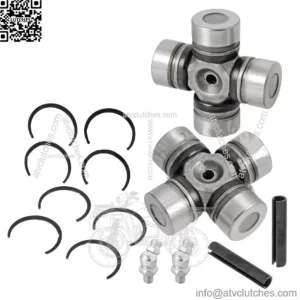 2x Front Rear driveshaft u-joint For Polaris RANGER 400 500 570 CREW EPS 4X4 6X6