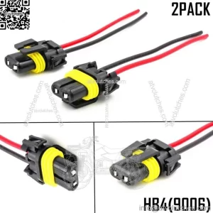 9006 Socket Female Adapter Wiring Harness Pigtail Plug Connector (For: More than one vehicle)