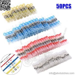 Car Solder Seal Sleeve Heat Shrink Waterproof Butt Wire Connector Terminal Parts (For: Ford F-150)