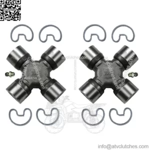 2 Premium Driveshaft Universal Joint Front Center Rear Greasable  (For: More than one vehicle)