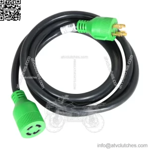 Generator Extension Cord 10 Ft 4 Prong Power Cable 10 4 30 Amp Adapter Plug