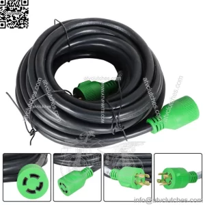 Generator Extension Cord 100 Ft 4 Prong Power Cable 10 4 30 Amp Adapter Plug