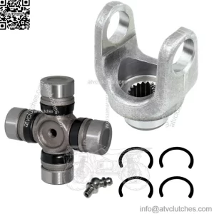 Front Drive Shaft Yoke W/U-Joint for Yamaha Rhino 700 YXR700F Fi 2008-2013(For: Yamaha Rhino 700)