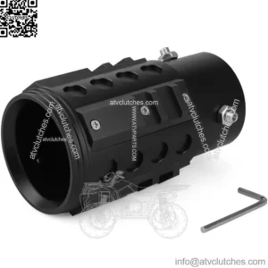 63mm aluminum alloy tail throat #black