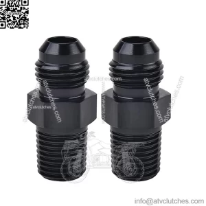 AN4 male to 1/4NPT 2-pack