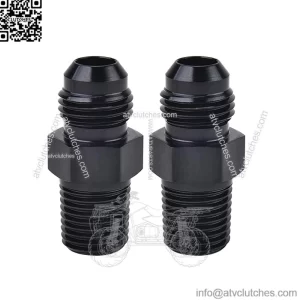 AN6 male to 3/8NPT 2-pack
