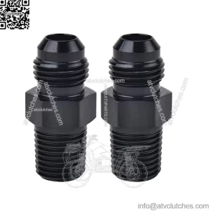 AN6 male to 1/2NPT 2-pack