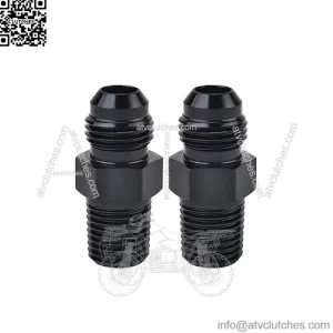 AN8 male to 1/4NPT 2-pack