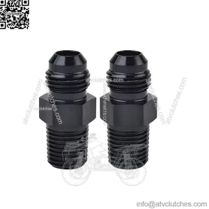 AN8 male to 3/8NPT 2-pack