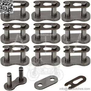 420 Chain Master Roller Connector Links for 90cc 110cc 125cc 150cc Tao Tao Coolster Apollo Pit Dirt Bike ATV Quad 196cc 212cc Coleman CT200U BT200X Baja Warrior MB200 Mini Bike Go Kart Parts