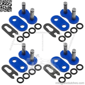 520 Chain Master Link W/ O Ring For Motorcycle Bike ATV Connecting Link Blue