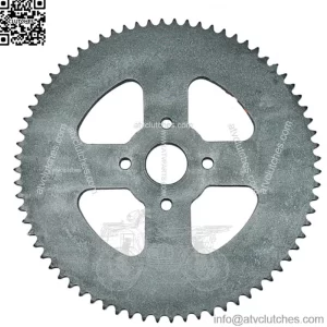 72T, 420 Chain Mini Bike Sprocket; Coleman Ct 200, Baja Warrior, Trailmaster