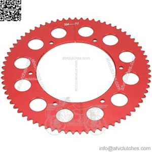 #35 Chain 71 Tooth Split Sprocket for Predator 212cc 196cc 6.5hp 7.0hp Coleman CT200U BT200X CT100U TrailMaster MB200 MegaMoto B212 Motovox Doodlebug Baja Mini Bike Go Kart Cart Parts Aluminum