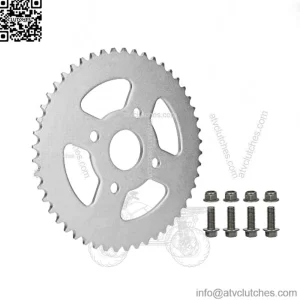 420 50T Rear Drive Wheel Sprocket for Coleman BT200X CT200U Trail 200 CT200U-EX Baja Warrior Heat Massimo MB165 MB200 196cc 5.5 6.5hp Powersports Mini Bike Parts