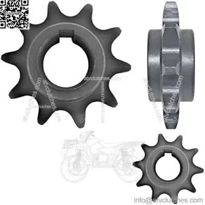 Front Sprocket Coleman Powersports CT200u-a, CT200u-c, Trail 200, BT200X, Monster Moto MM 212cc, TrailMaster 196cc / #420 10th ID=17mm