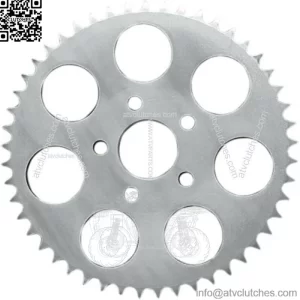 Drag Specialties Chrome 49 Tooth Flat Rear Wheel Chain Sprocket Harley 82-85 XL (For: Harley-Davidson)
