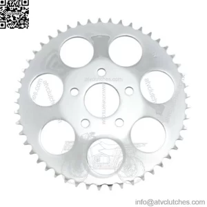 Drag Specialties Chrome 49 Tooth Dished Rear Wheel Sprocket Harley Big Twin Evo (For: Harley-Davidson)