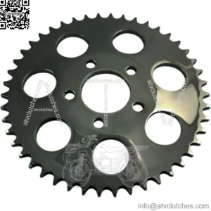 Drag Specialties Black 48 Tooth Dished Rear Wheel Sprocket Harley Big Twin 00-17 (For: Harley-Davidson)