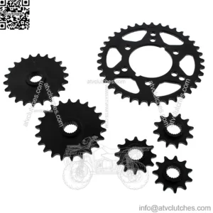 1992 Polaris 350L Trail Boss 350 4X4 Steel Sprocket Complete Set
