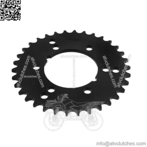 1994 Polaris 400 L 2x4  34 Tooth Rear Sprocket ATV - Black