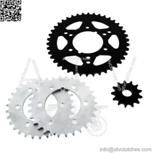 1989 Polaris Big Boss 250 4X6 Steel Sprocket Complete Set