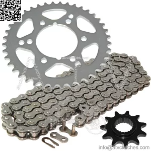 Drive Chain & Sprockets Kit for Polaris Trail Boss 330 2003-2010 (For: Polaris)