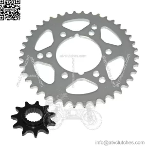 Front & Rear Sprockets Kit for Polaris Trail Boss 330 2003-2010 (For: Polaris)