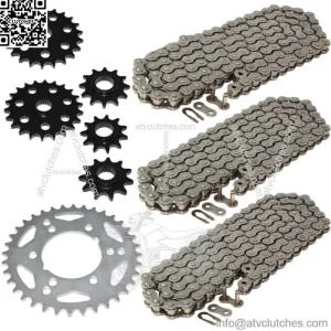 Drive Chain & Sprockets Kit for Polaris Magnum 425 4X4 1995 1996 1997 1998 (For: Polaris)