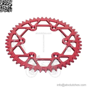 Self cleaning motorcycle rear sprocket for Honda