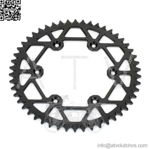7075 aluminum alloy self cleaning motorcycle rear sprocket for KTM